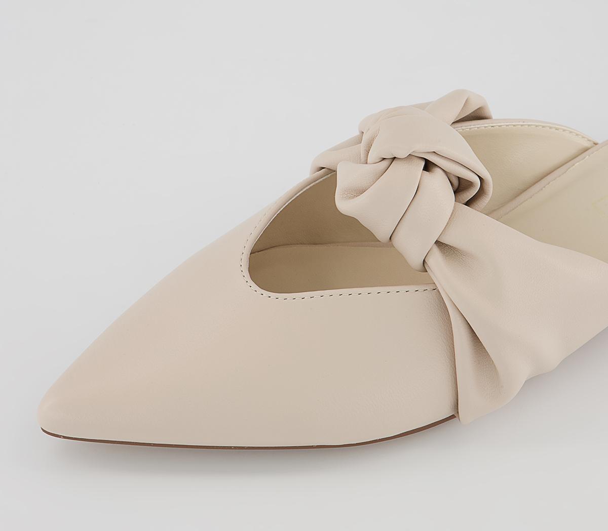 OFFICEFoxy Knotted MulesOff White