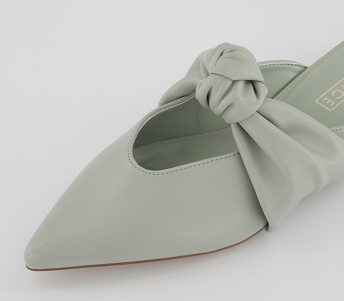 Office Foxy Knotted Mules Office Foxy Knotted Mules Mint