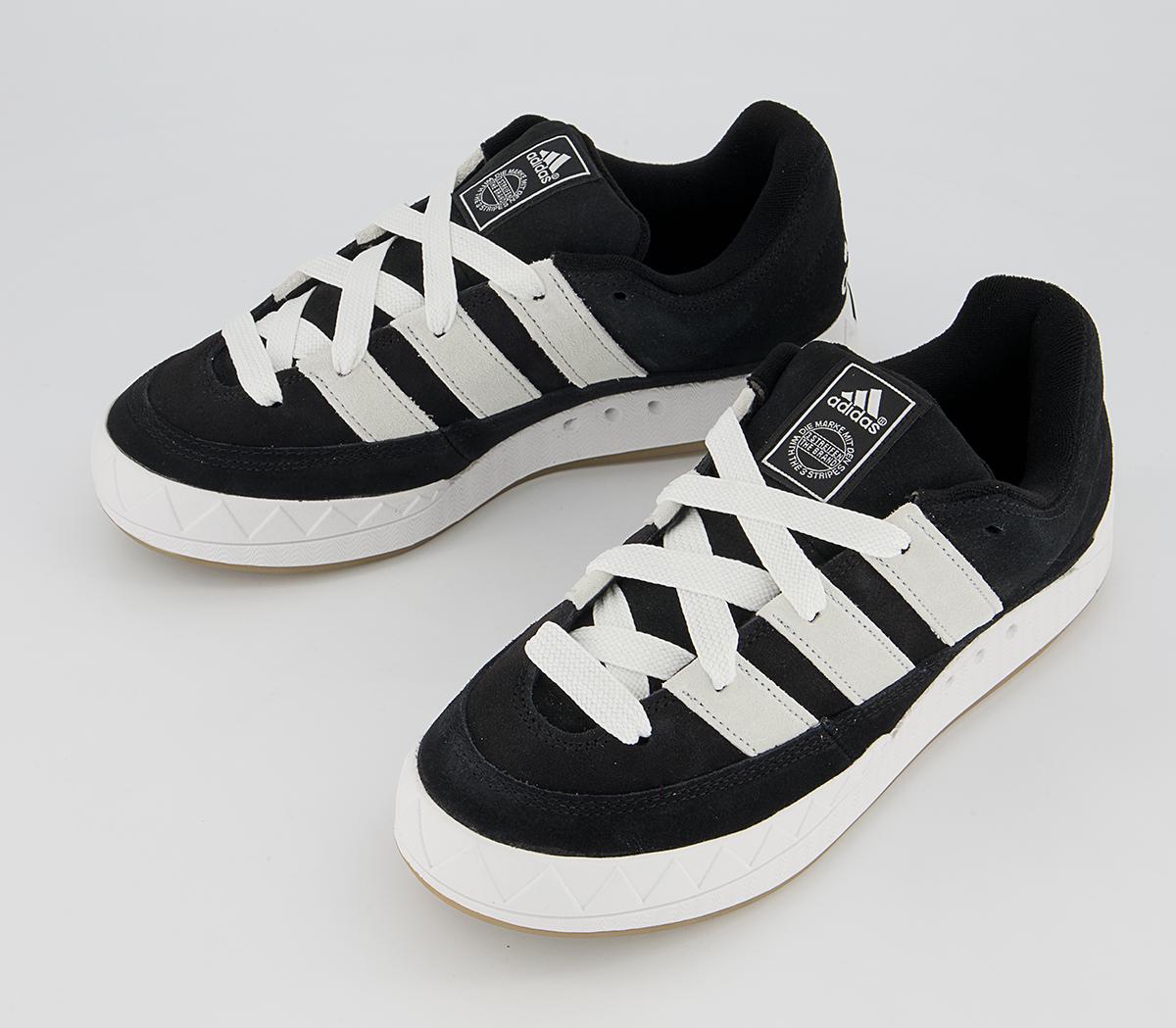 adidas Adimatic Trainers Core Black Crystal White - Men's Trainers