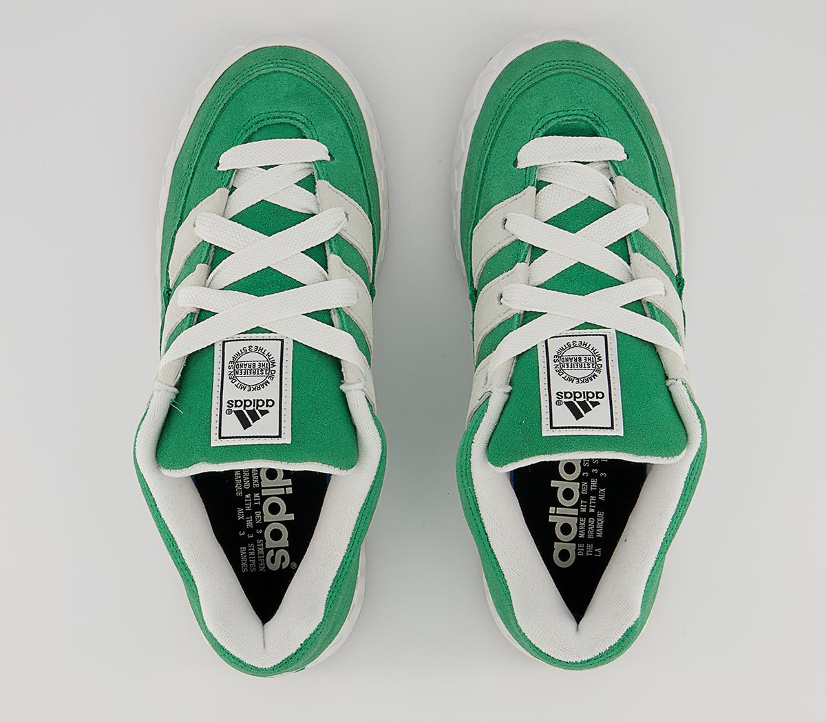 adidas Adimatic Trainers Green Crystal White - Men's Trainers