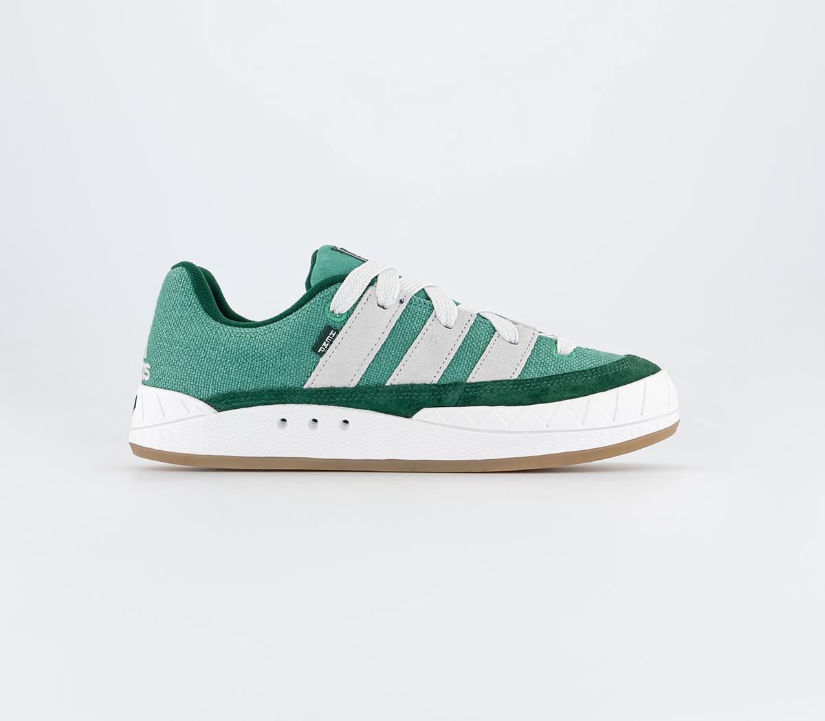 adidasAdimatic TrainersSemi Court Green Crystal White
