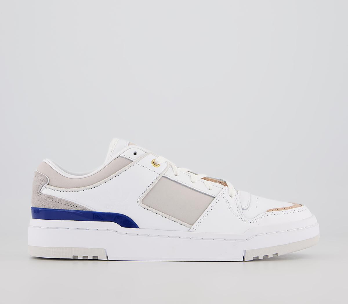 adidas Forum Luxe Low Trainers White Grey One Collegiate Royal - Unisex  Sports