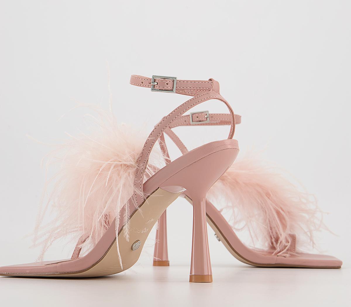 OFFICE Mazing Feather Sandals Beige Heels