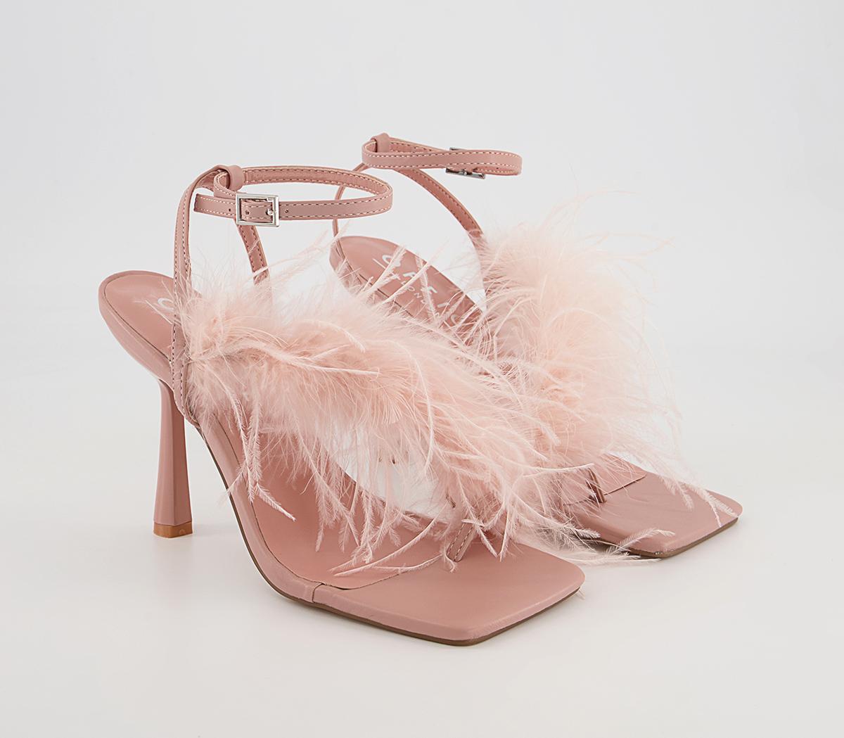 OFFICEMazing Feather SandalsBeige
