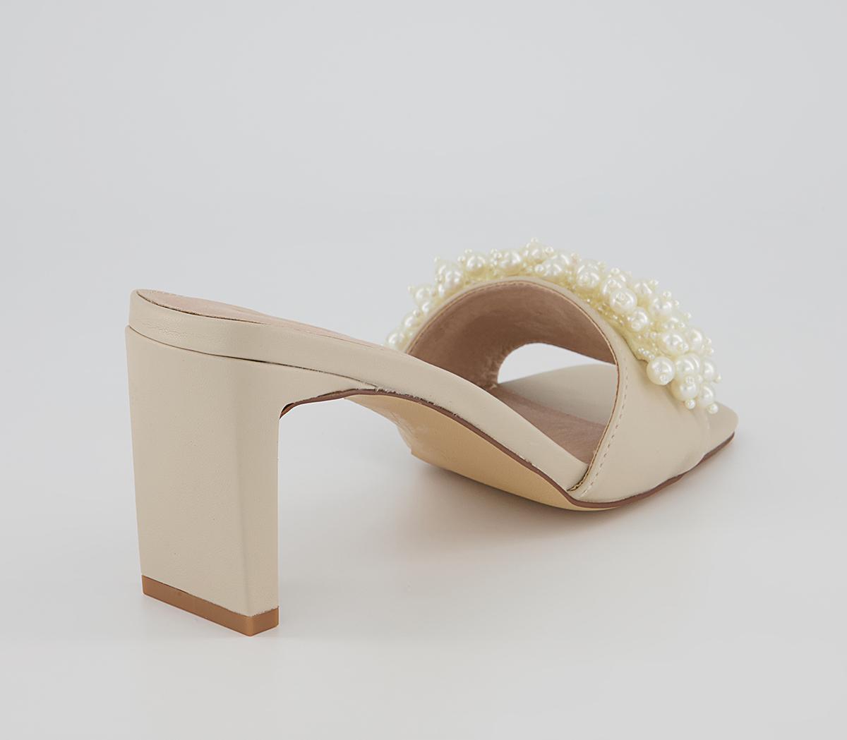 Office Mumba Pearl Detail Heels Office Mumba Pearl Detail Heels Nude
