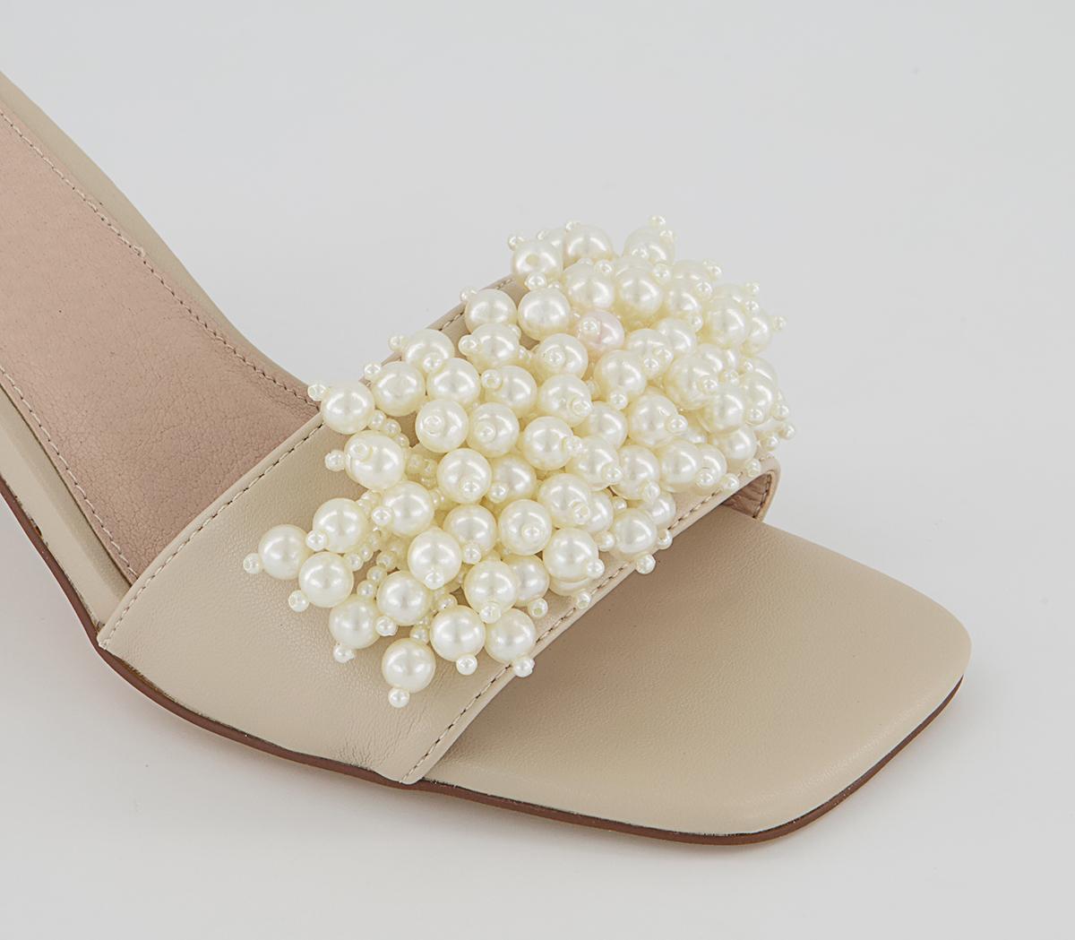 Office Mumba Pearl Detail Heels Office Mumba Pearl Detail Heels Nude
