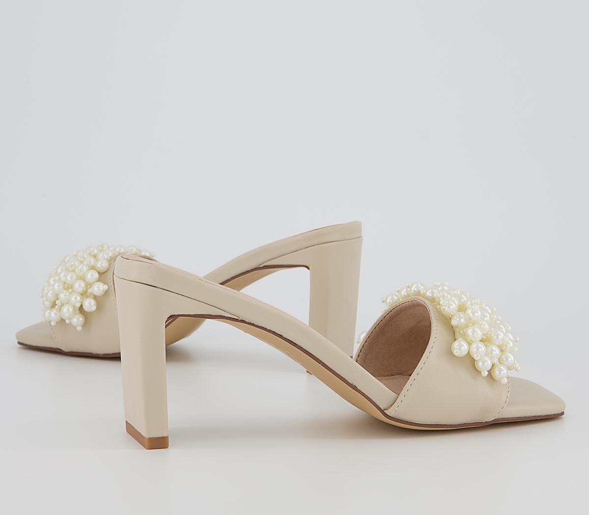 Office Mumba Pearl Detail Heels Office Mumba Pearl Detail Heels Nude