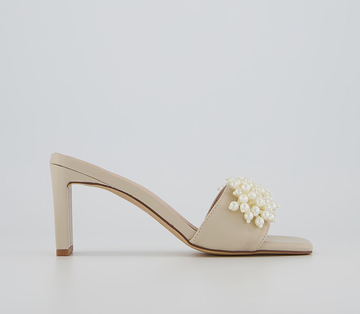 OfficeMumba Pearl Detail Heels OfficeMumba Pearl Detail HeelsNude