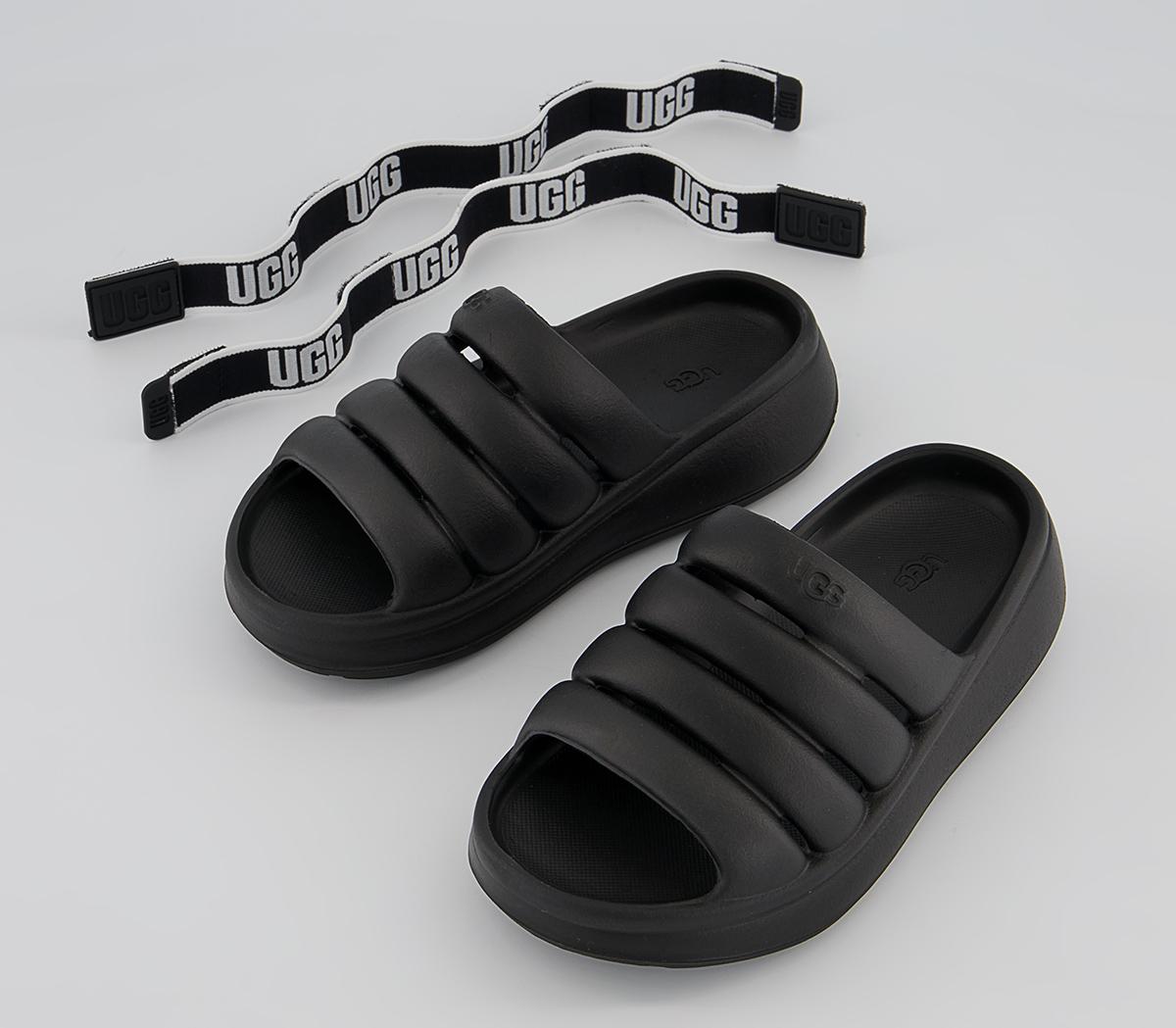 UGG Ugg Sport Yeah Sliders UGG Ugg Sport Yeah Sliders Black