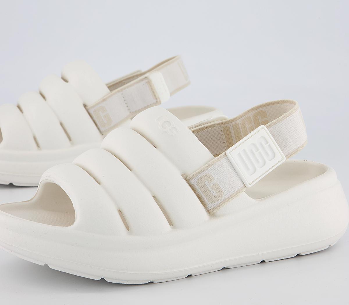 UGG Sport Yeah Sliders UGG Sport Yeah Sliders Bright White