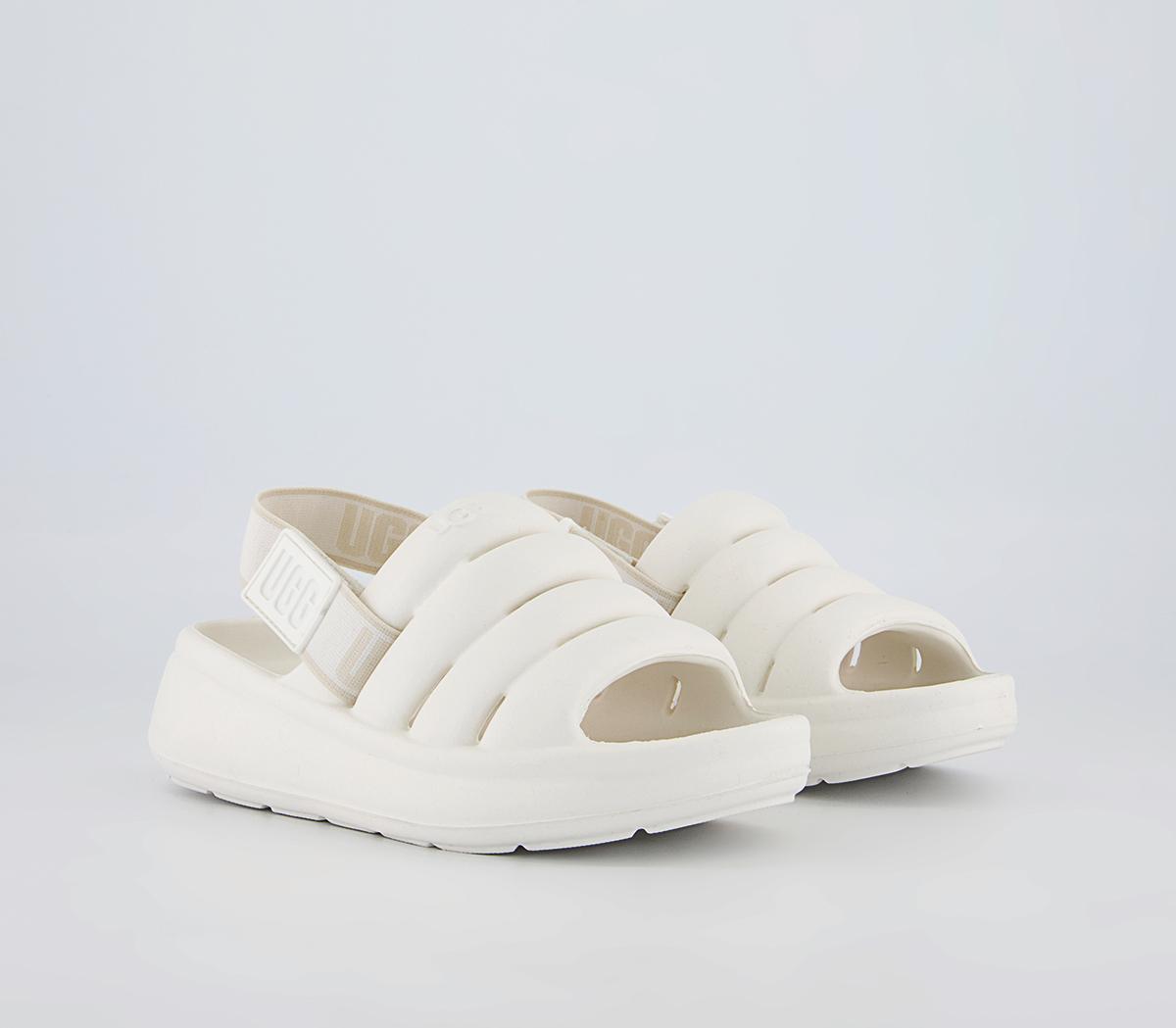 UGG Sport Yeah Sliders UGG Sport Yeah Sliders Bright White