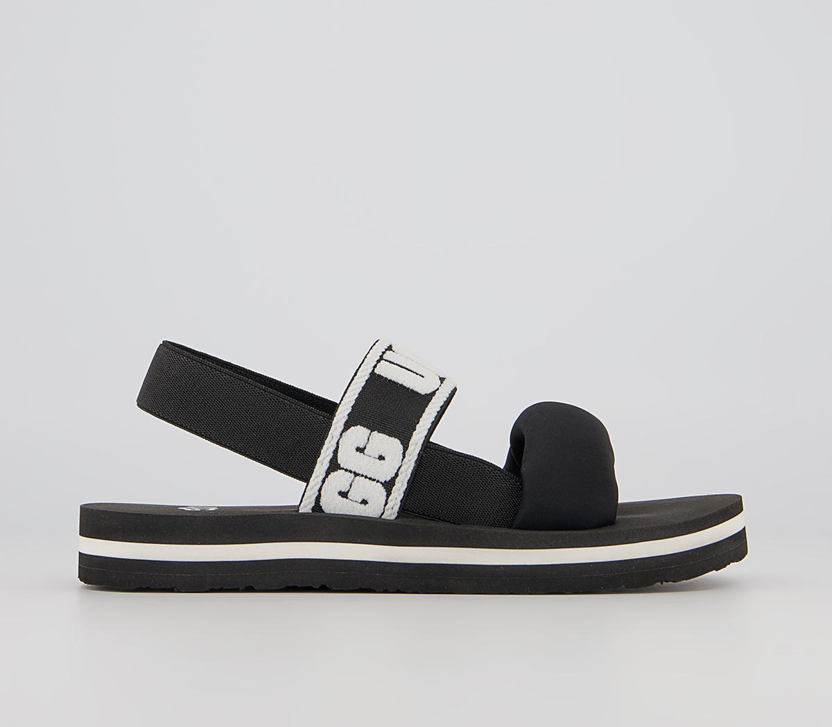 Black ugg slides kids hot sale