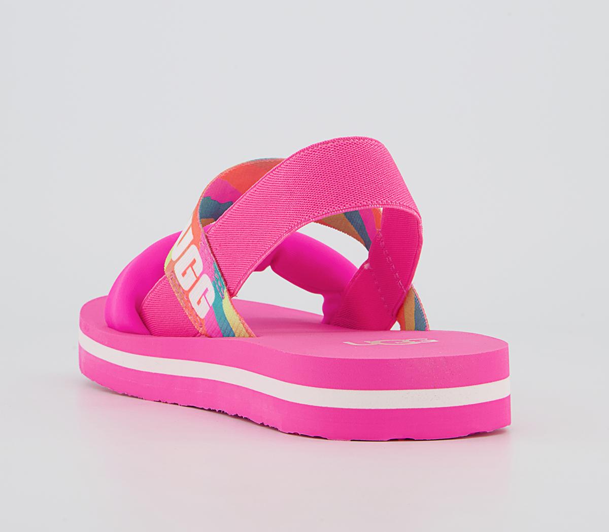 UGG Ugg Zuma Sling Kids Slides UGG Ugg Zuma Sling Kids Slides Taffy Pink