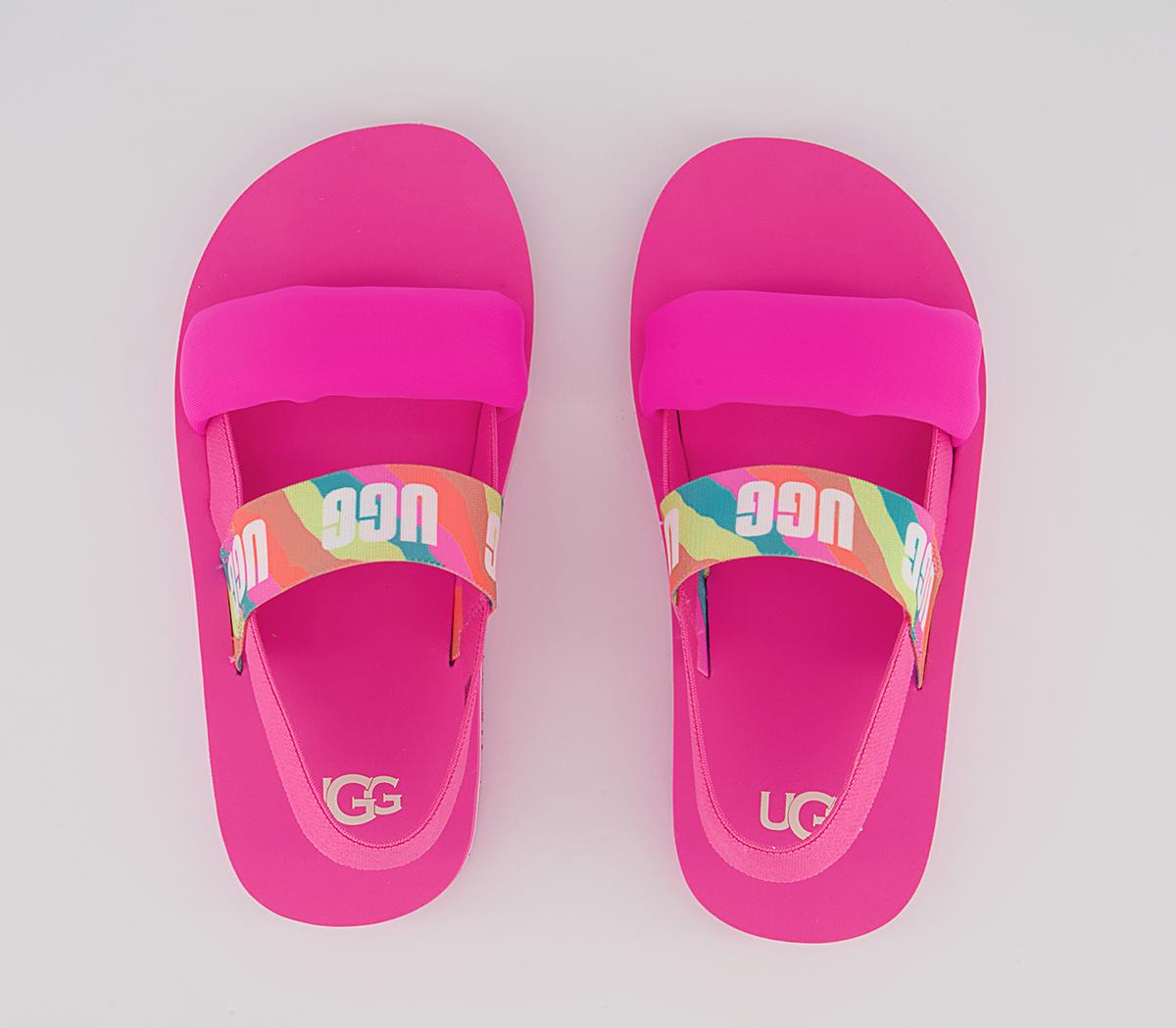 UGG Ugg Zuma Sling Kids Slides UGG Ugg Zuma Sling Kids Slides Taffy Pink