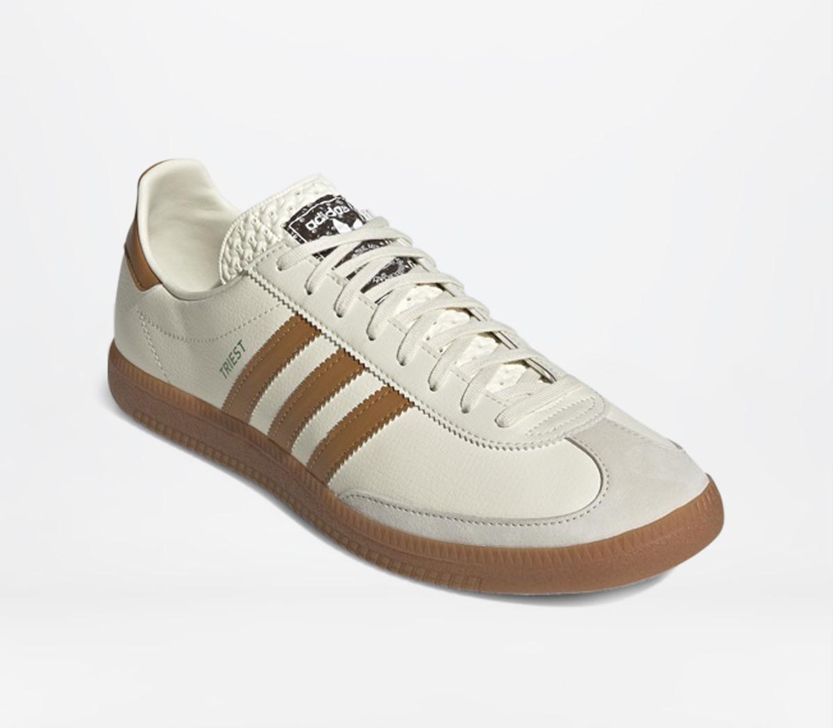adidasTriest TrainersCream White Green