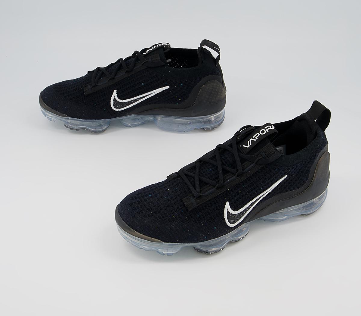 Nike Vapormax 2021 Trainers Black White Metallic Silver - Christmas ...