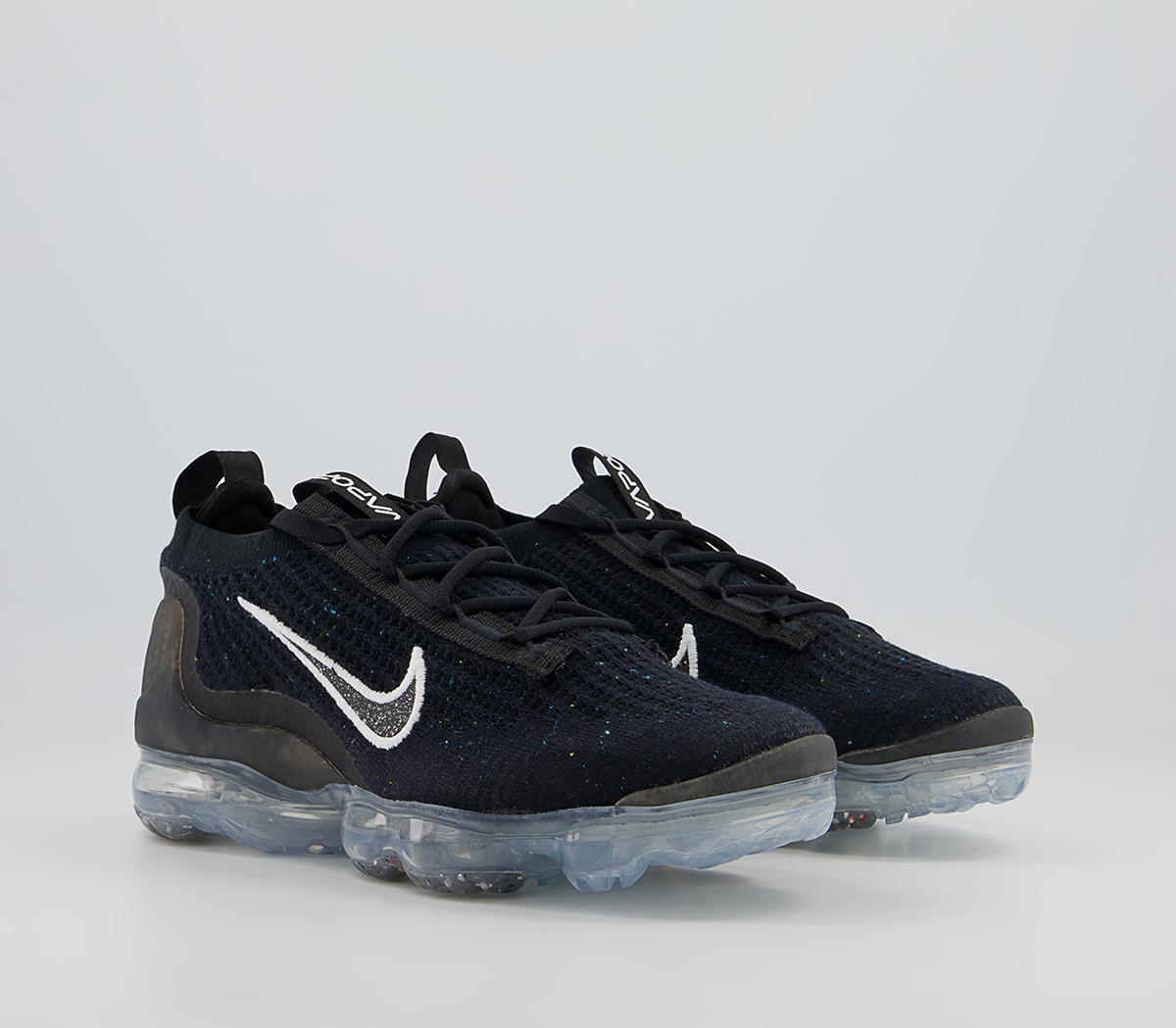 Nike Vapormax 2021 Trainers Nike Vapormax 2021 Trainers Black White Metallic Silver