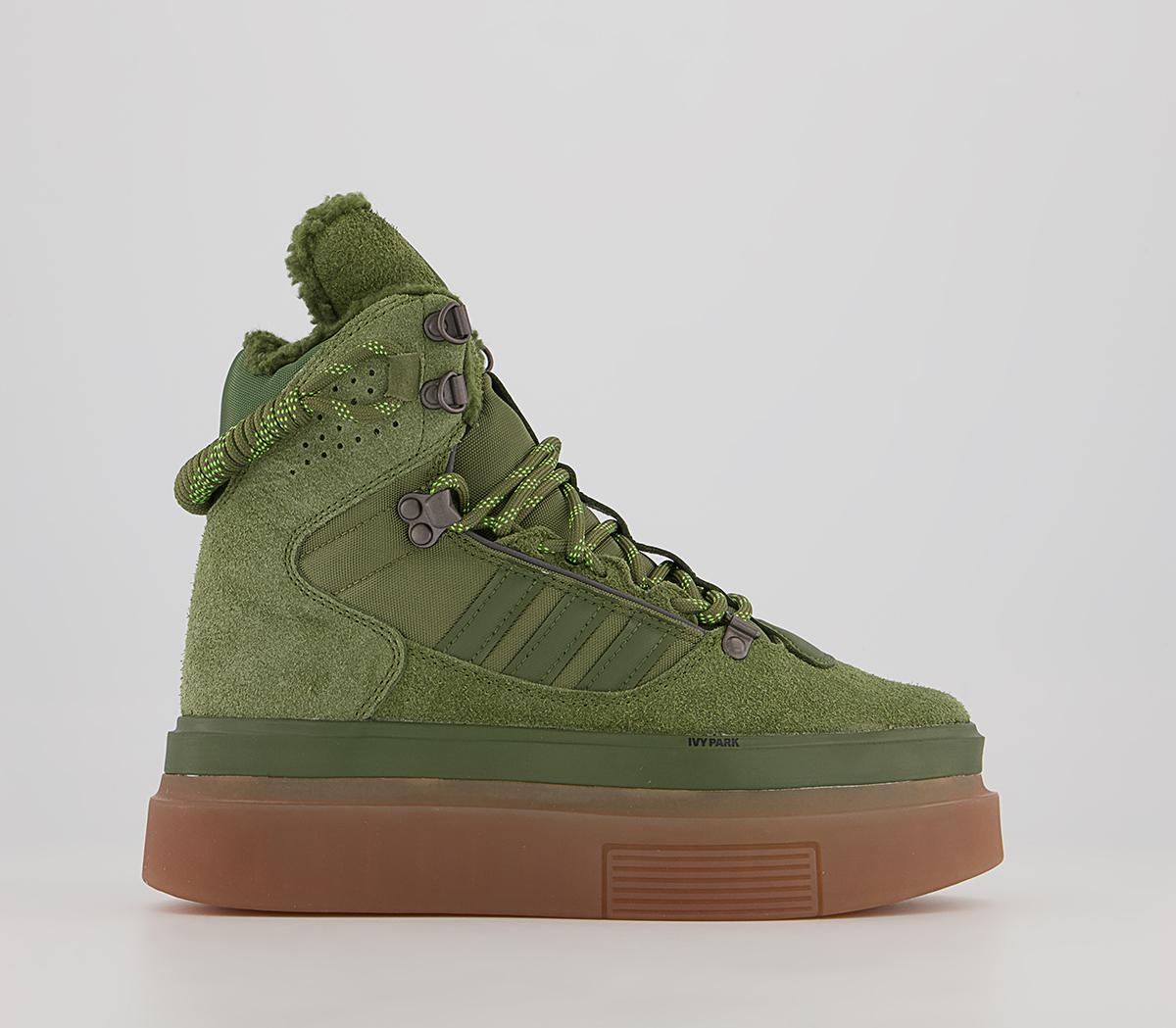 Olive green adidas womens online