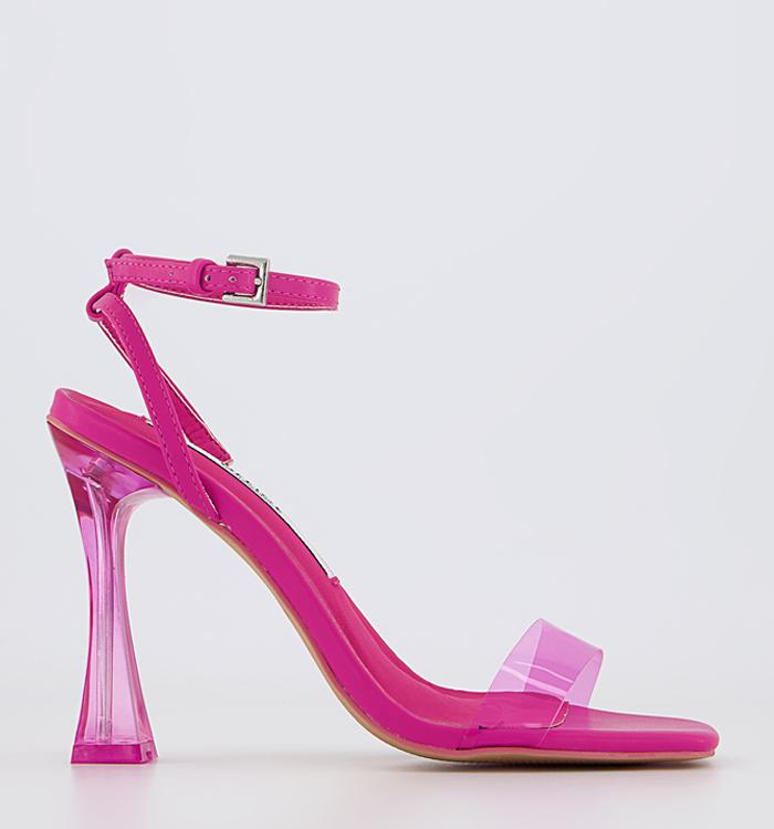 Office Hurry Perpsex Sandals Pink