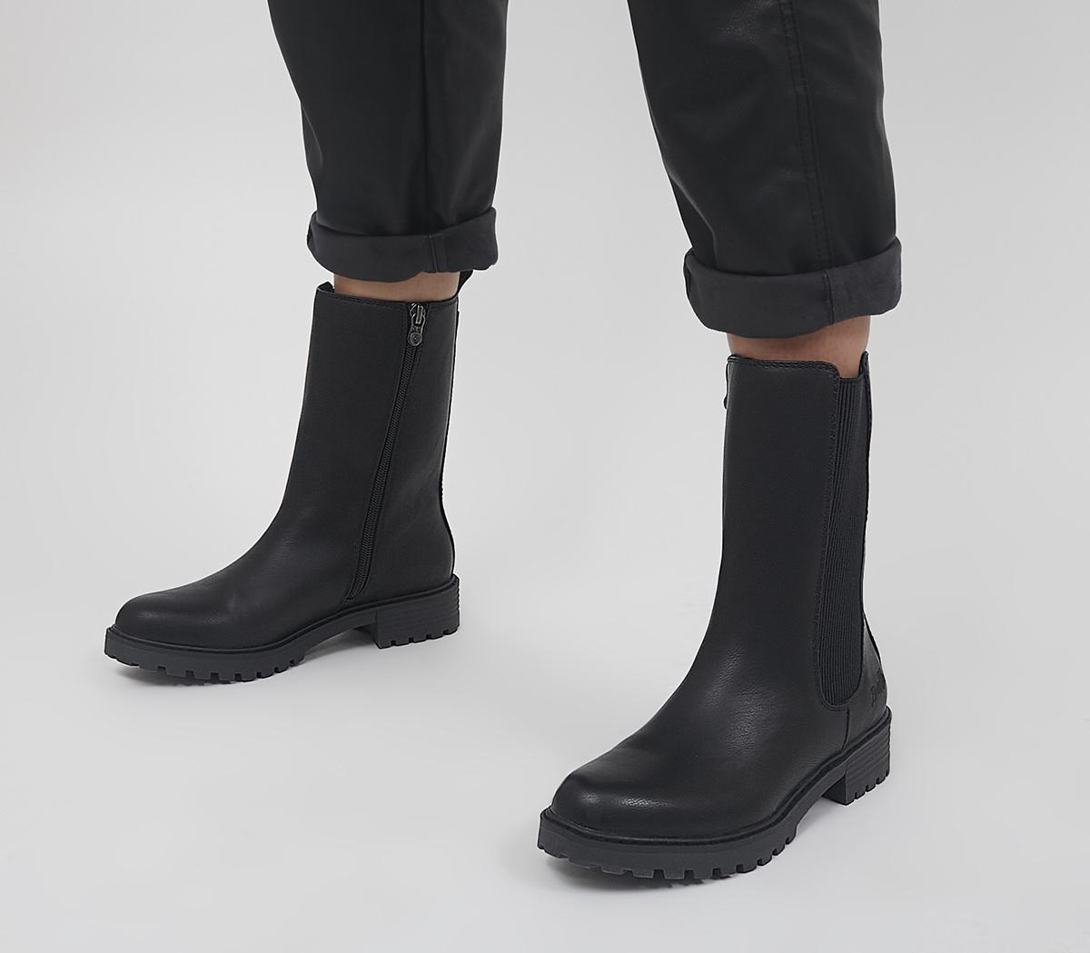 Blowfish Malibu Rebecca High Chelsea Boots Black - Women's Ankle Boots