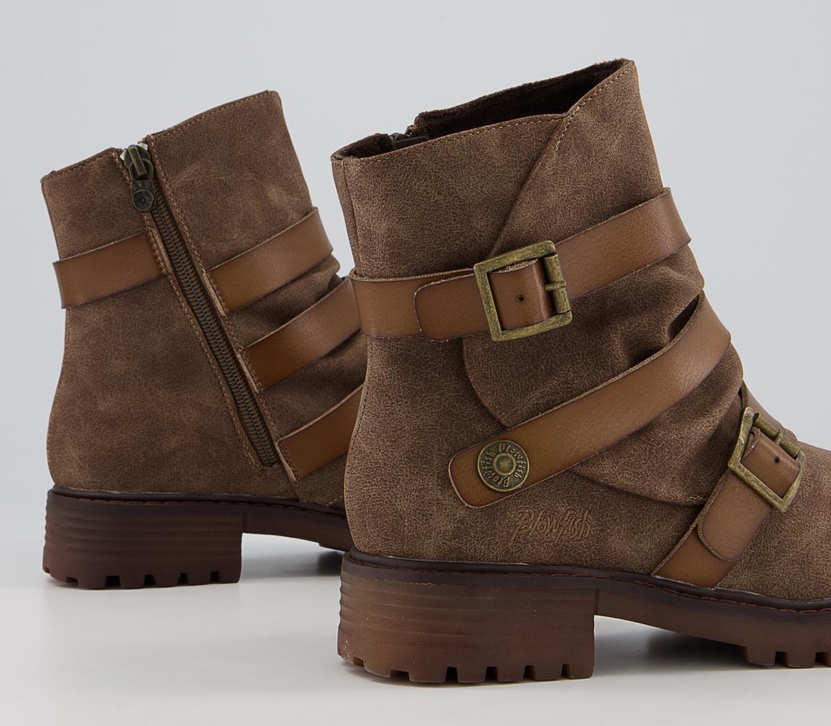 Blowfish Malibu Rux Ankle Boots Blowfish Malibu Rux Ankle Boots Taupe