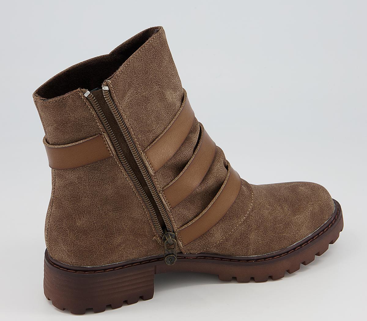 Blowfish Malibu Rux Ankle Boots Blowfish Malibu Rux Ankle Boots Taupe