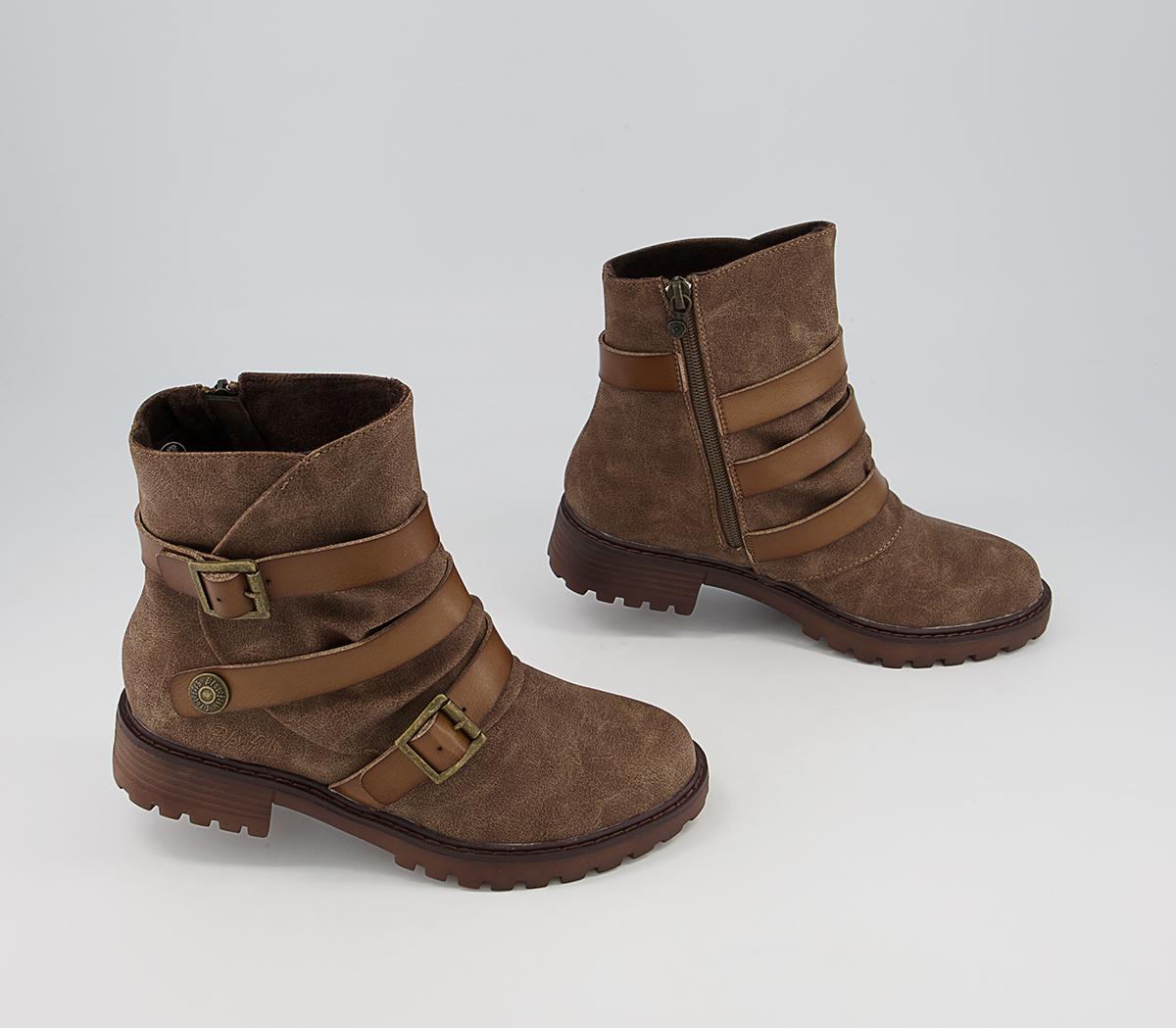 Blowfish Malibu Rux Ankle Boots Blowfish Malibu Rux Ankle Boots Taupe