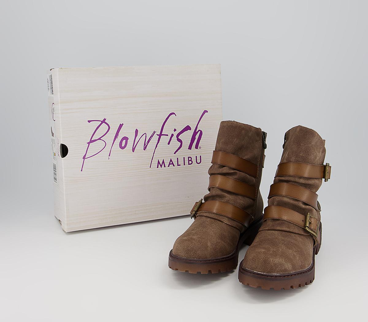 Blowfish Malibu Rux Ankle Boots Blowfish Malibu Rux Ankle Boots Taupe