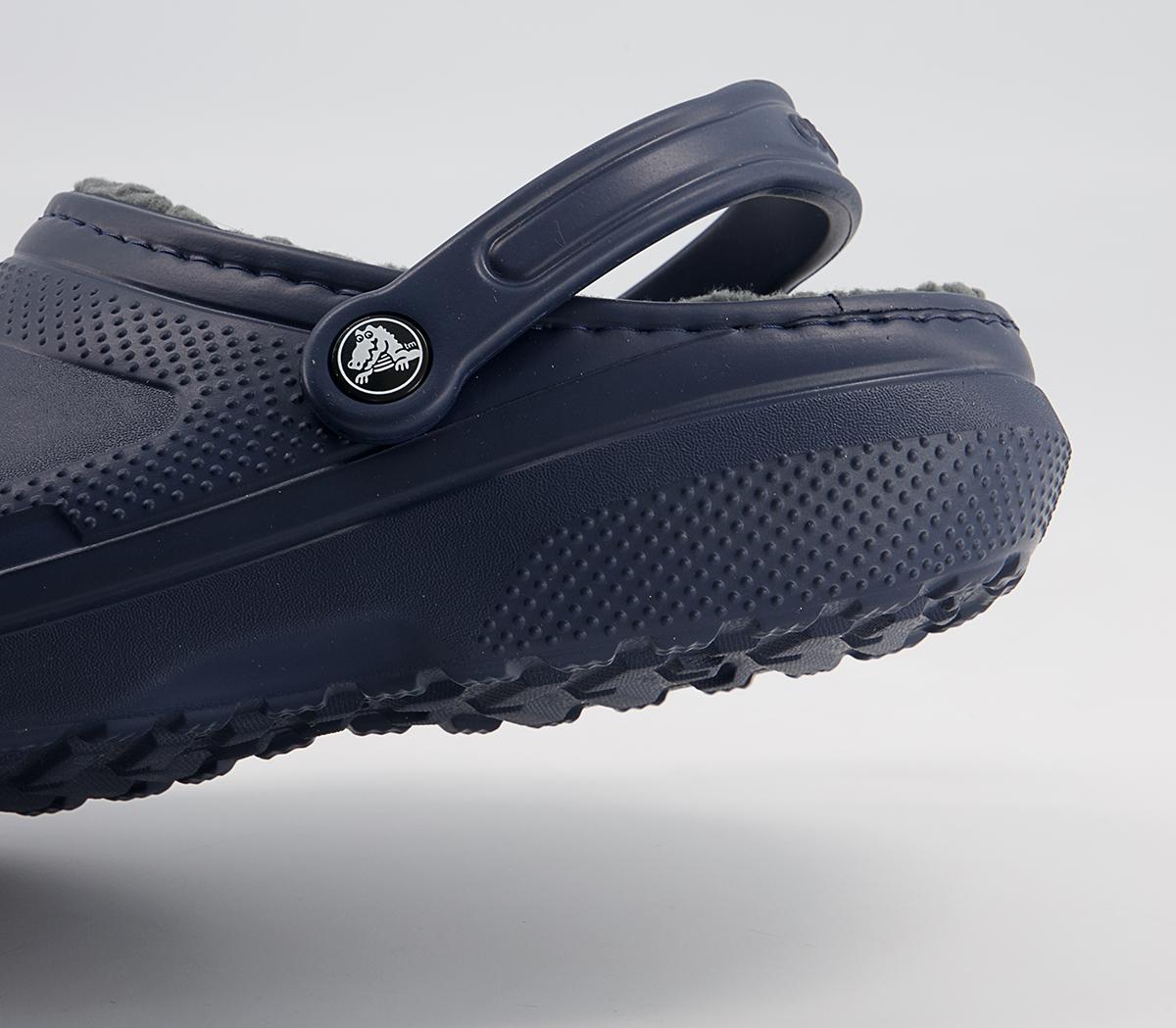 Crocs Classic Lined Clogs M Crocs Classic Lined Clogs M Navy Charcoal