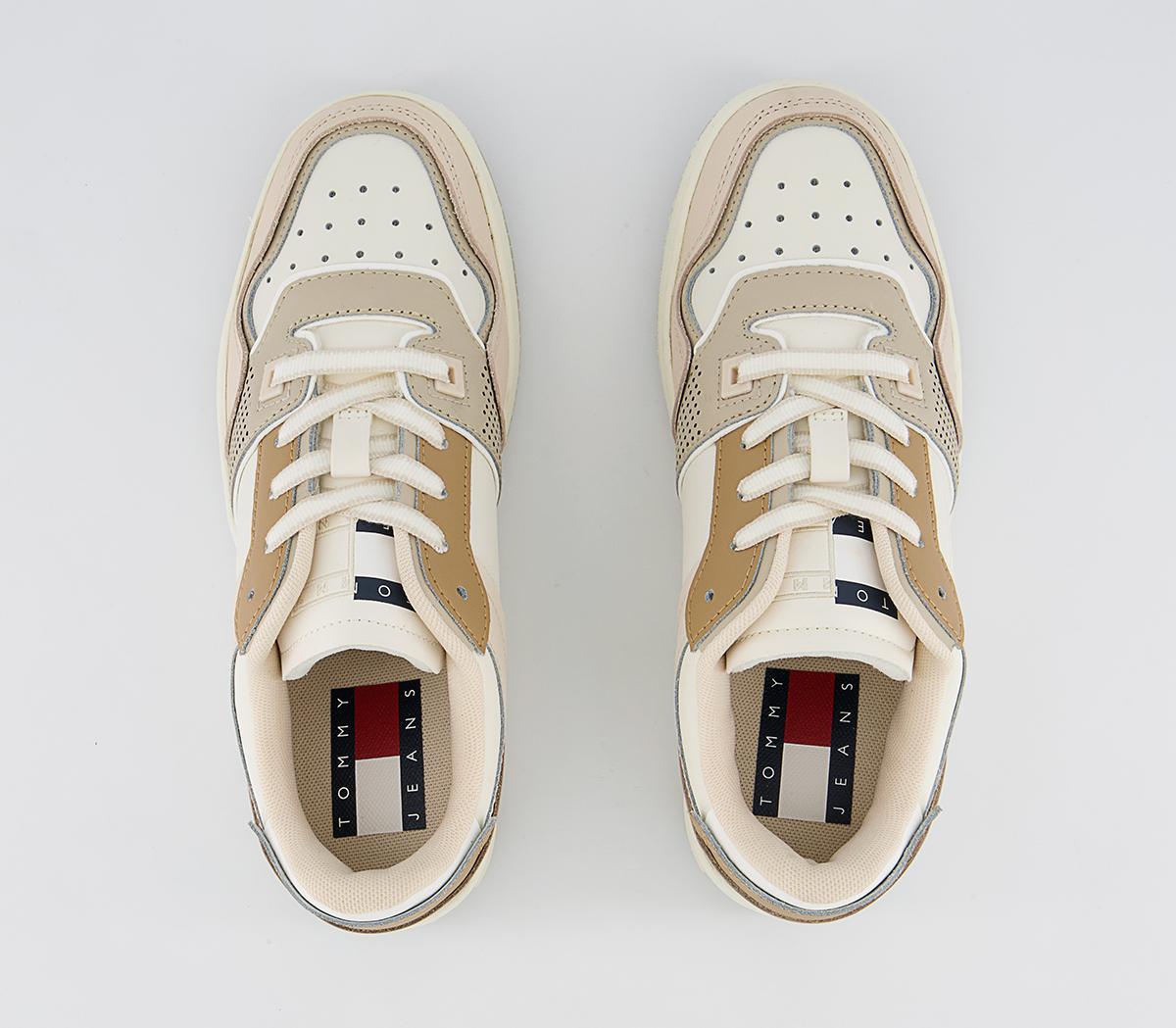 Tommy Hilfiger Elevated Basket Trainers Tommy Hilfiger Elevated Basket Trainers Savannah Sand