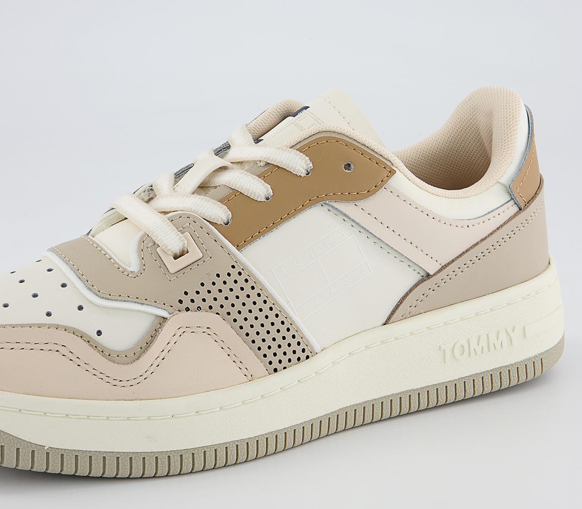 Tommy Hilfiger Elevated Basket Trainers Tommy Hilfiger Elevated Basket Trainers Savannah Sand