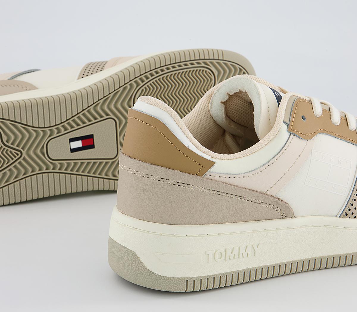 Tommy Hilfiger Elevated Basket Trainers Tommy Hilfiger Elevated Basket Trainers Savannah Sand