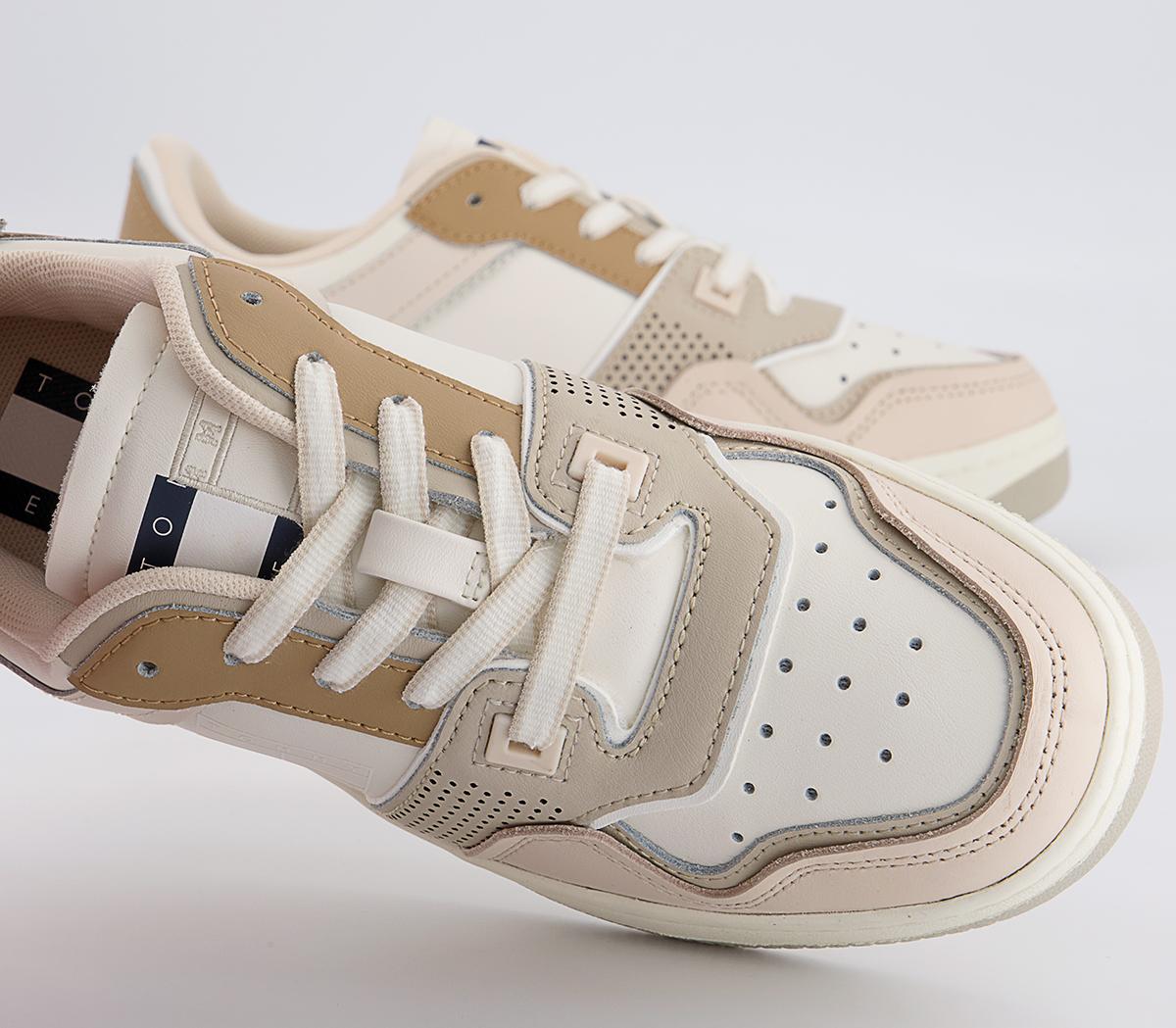 Tommy Hilfiger Elevated Basket Trainers Tommy Hilfiger Elevated Basket Trainers Savannah Sand