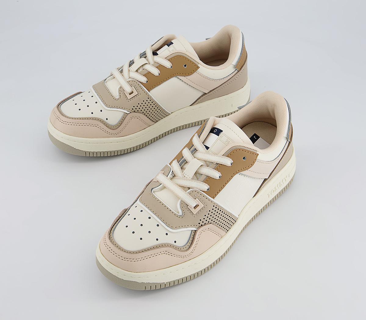 Tommy Hilfiger Elevated Basket Trainers Tommy Hilfiger Elevated Basket Trainers Savannah Sand