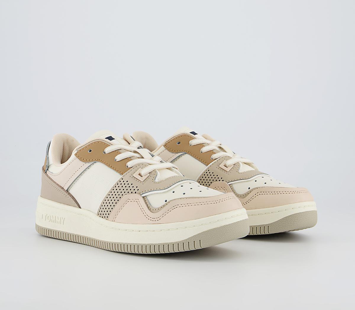 Tommy Hilfiger Elevated Basket Trainers Tommy Hilfiger Elevated Basket Trainers Savannah Sand
