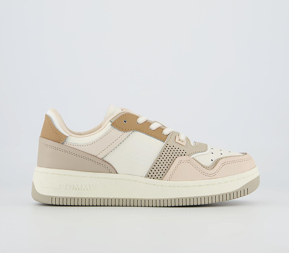 Tommy Hilfiger Elevated Basket Trainers Tommy Hilfiger Elevated Basket Trainers Savannah Sand