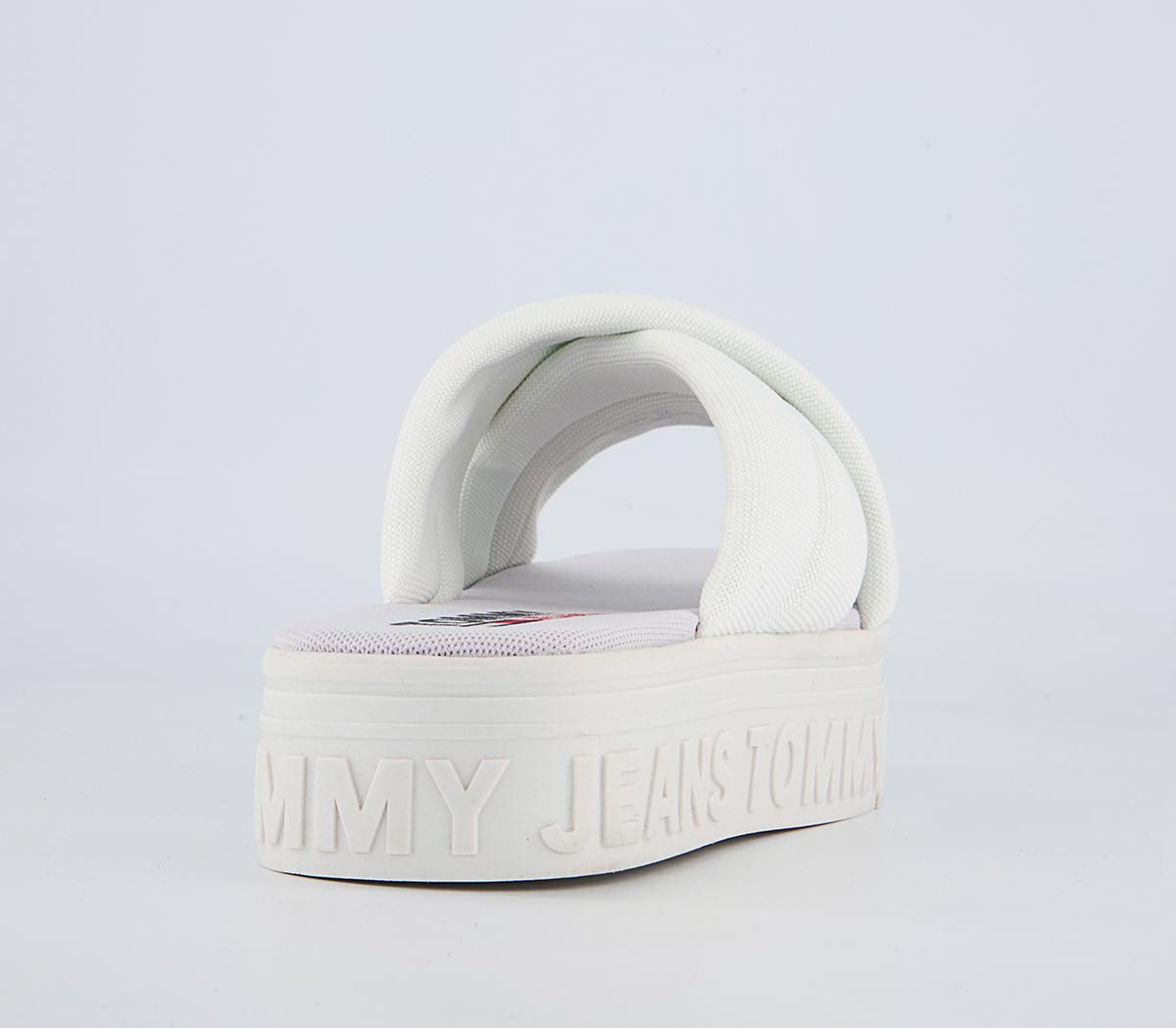 Tommy Hilfiger Tommy Jeans Flatform Sandals Tommy Hilfiger Tommy Jeans Flatform Sandals White