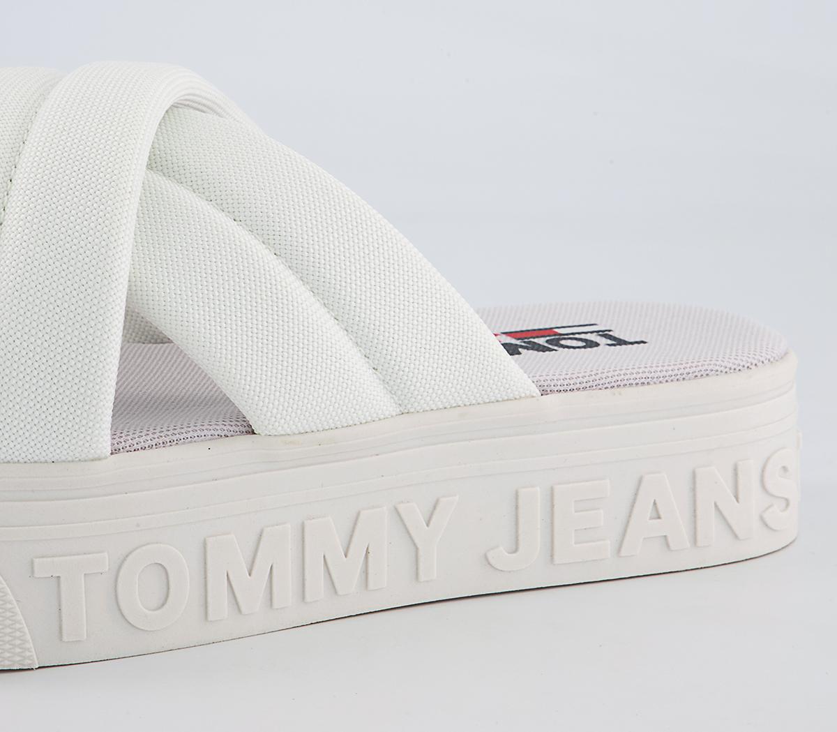 Tommy Hilfiger Tommy Jeans Flatform Sandals Tommy Hilfiger Tommy Jeans Flatform Sandals White