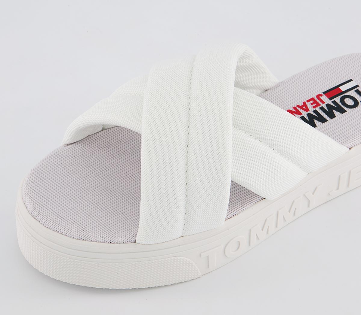 Tommy Hilfiger Tommy Jeans Flatform Sandals Tommy Hilfiger Tommy Jeans Flatform Sandals White