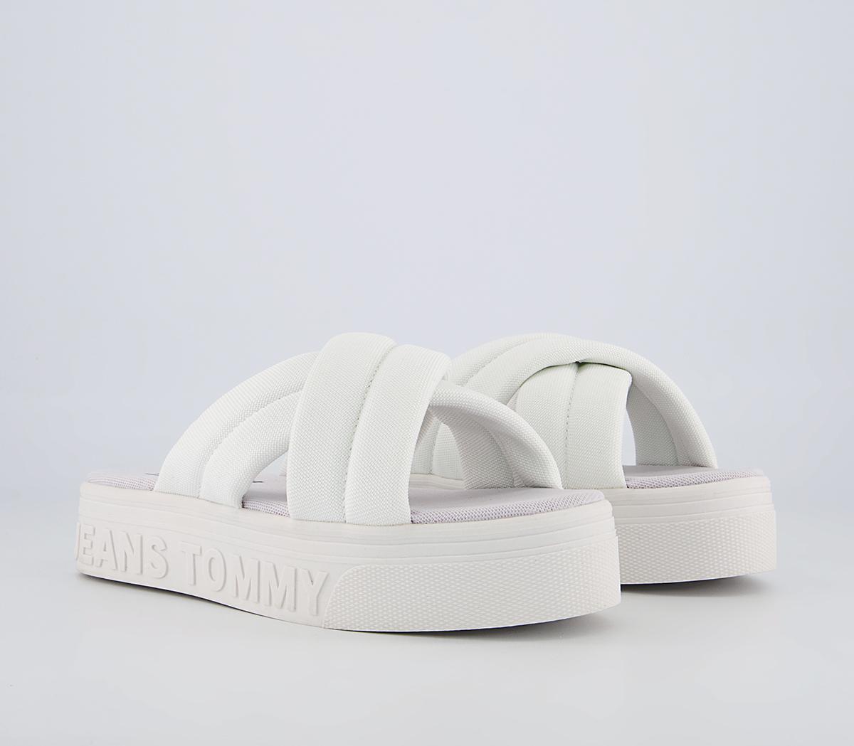 Tommy Hilfiger Tommy Jeans Flatform Sandals Tommy Hilfiger Tommy Jeans Flatform Sandals White