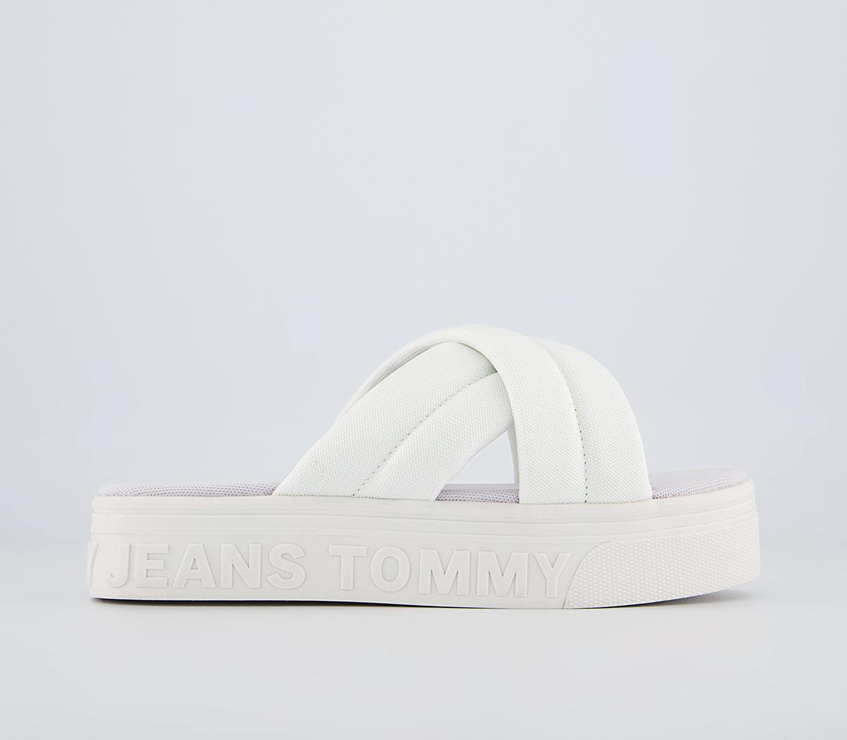 Tommy Jeans Flatform Sandals White