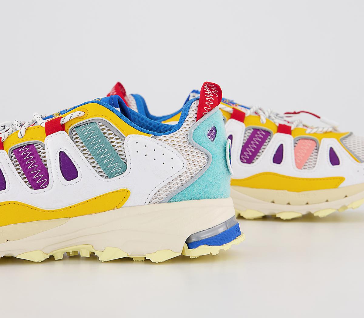 adidas ConsortiumSW X HW Superturf TrainersWhite Bold Gold Bluebird