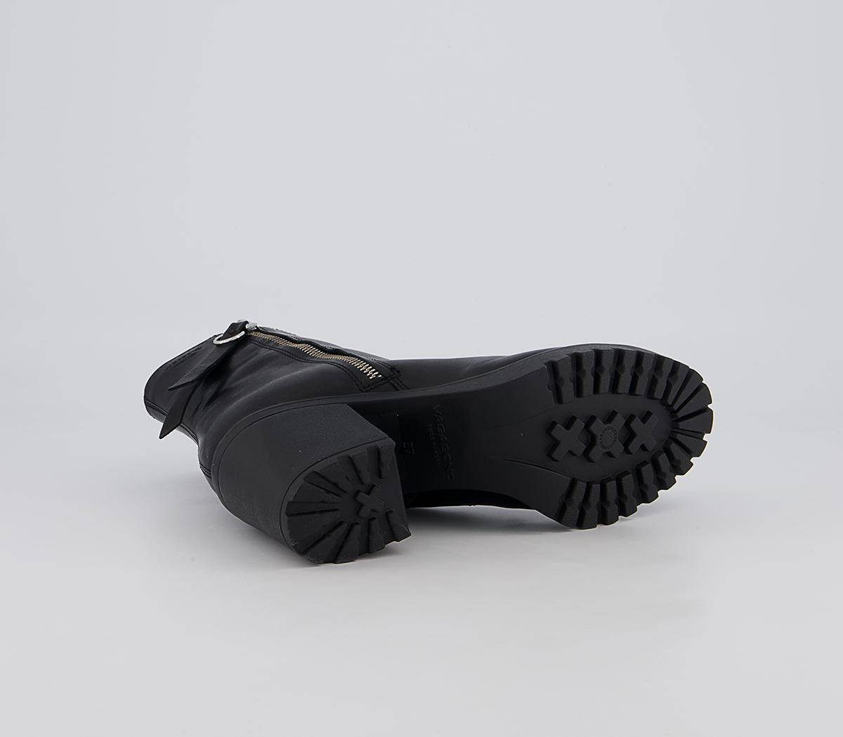 Vagabond Shoemakers Grace Block Heel Zip Boots Vagabond Shoemakers Grace Block Heel Zip Boots Black