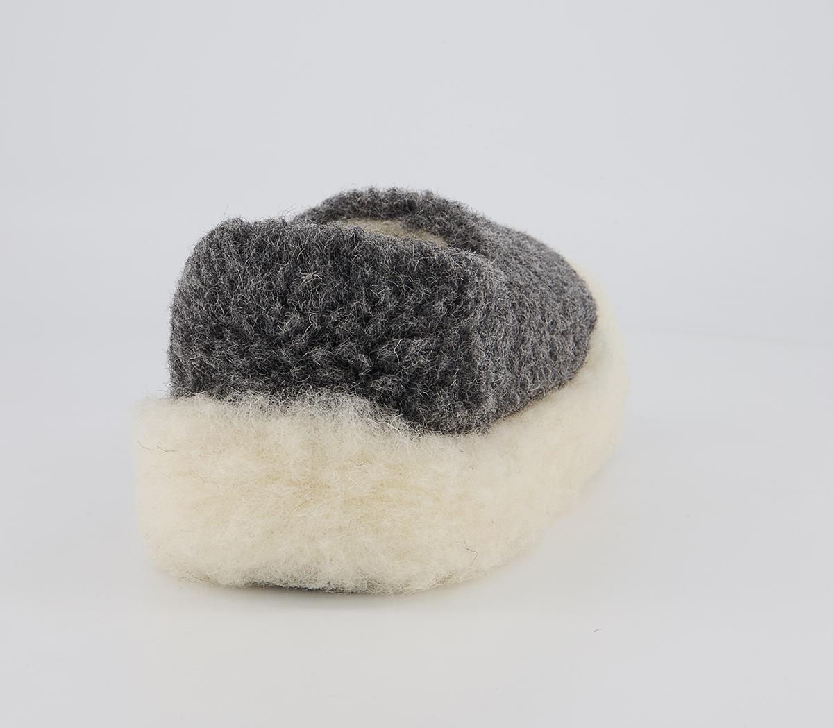 Yoko Wool Yoko Wool Slippers Yoko Wool Yoko Wool Slippers Dark Grey