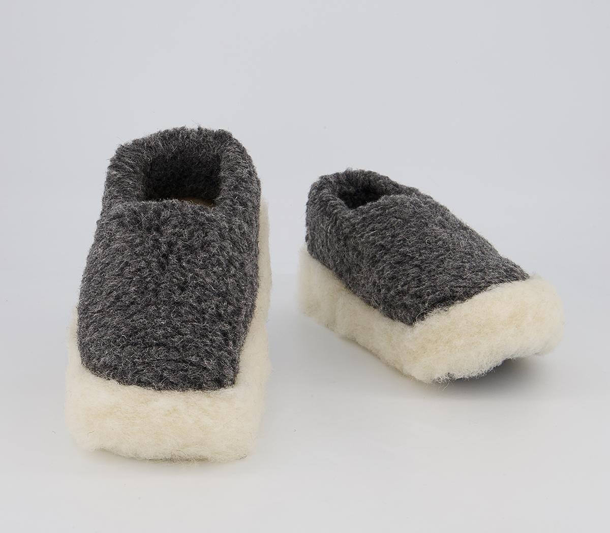 Yoko Wool Yoko Wool Slippers Yoko Wool Yoko Wool Slippers Dark Grey
