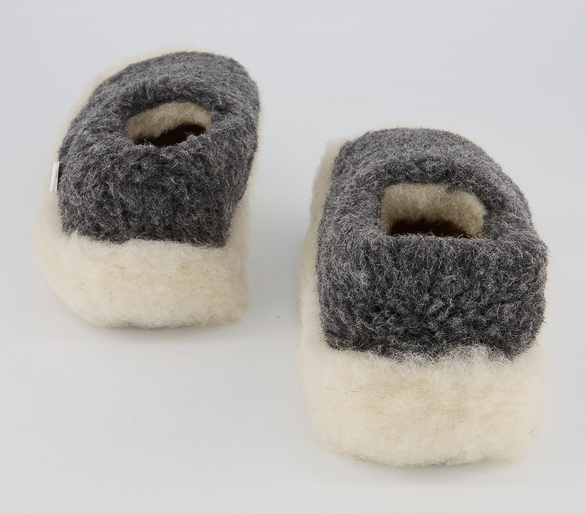 Yoko Wool Yoko Wool Slippers Yoko Wool Yoko Wool Slippers Dark Grey