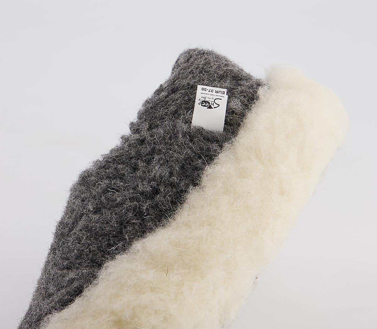 Yoko Wool Yoko Wool Slippers Yoko Wool Yoko Wool Slippers Dark Grey