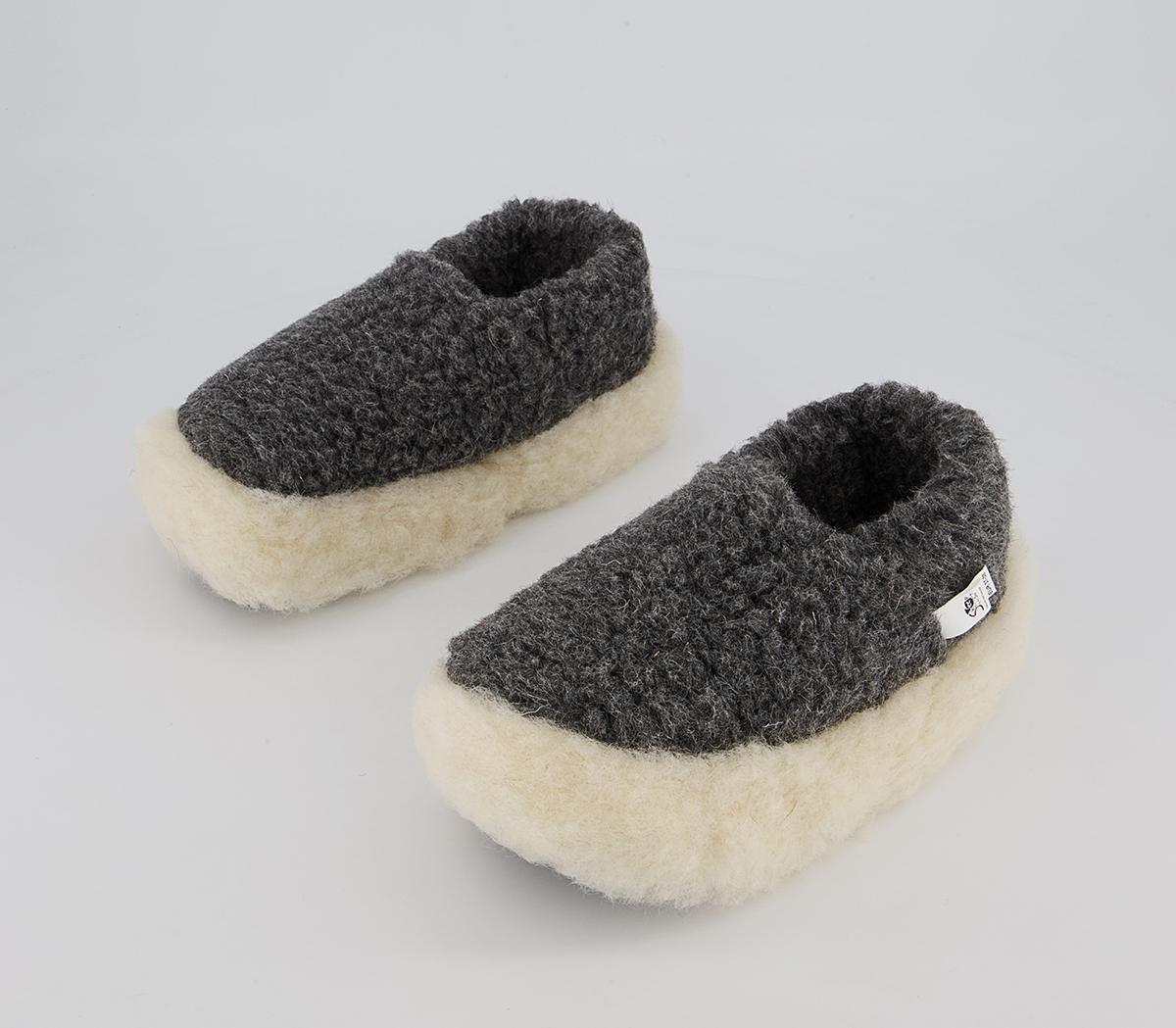 Yoko Wool Yoko Wool Slippers Yoko Wool Yoko Wool Slippers Dark Grey