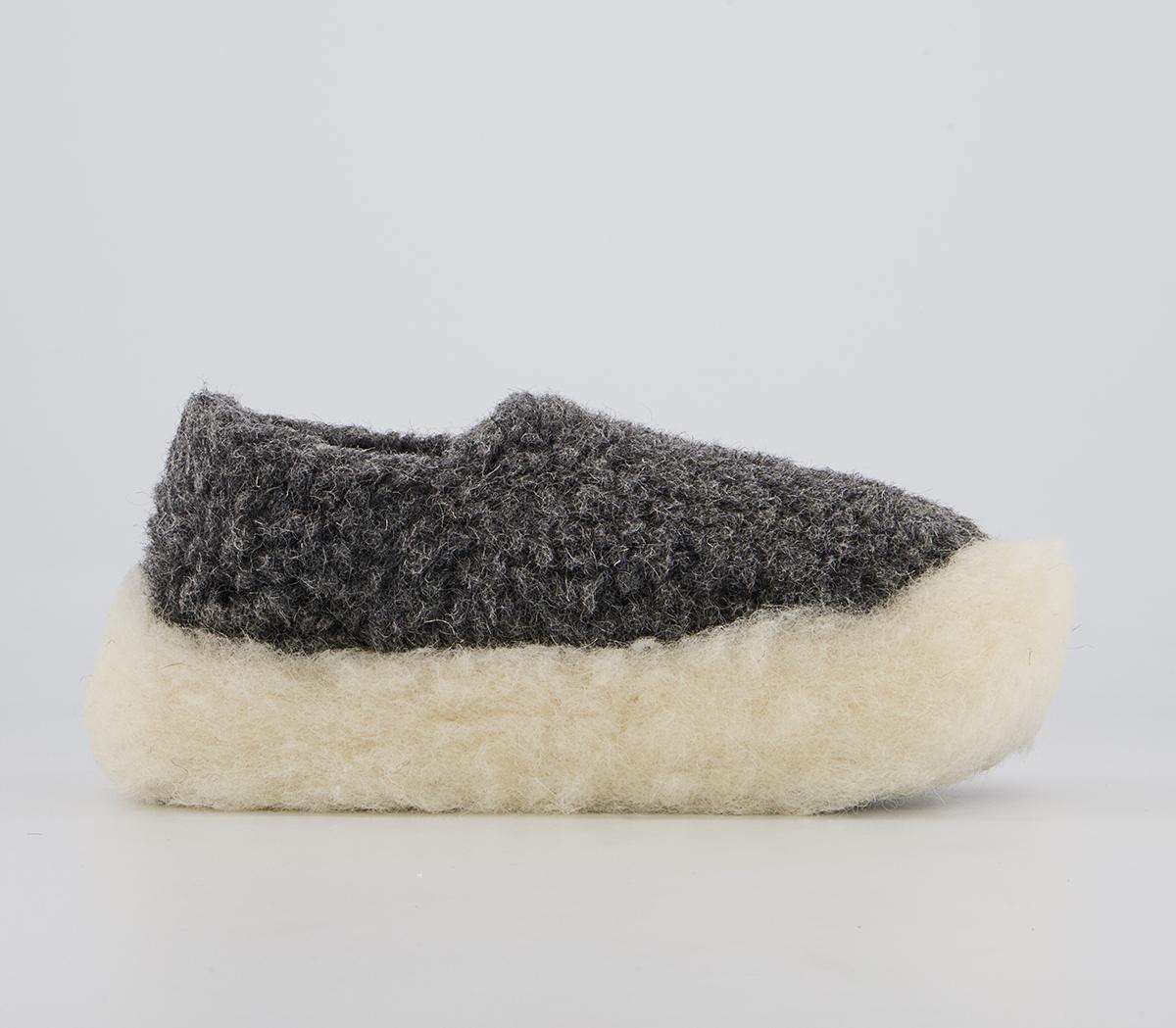 Yoko Wool Yoko Wool Slippers Yoko Wool Yoko Wool Slippers Dark Grey