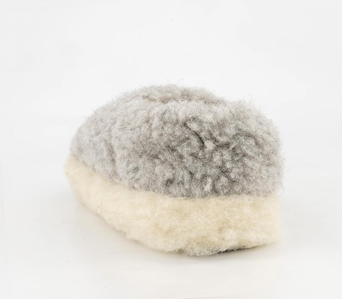 Yoko Wool Yoko Wool Slippers Yoko Wool Yoko Wool Slippers Light Grey